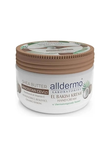 Alldermo El Kremi Shea Butter Hindistan Cevizi 250 Ml