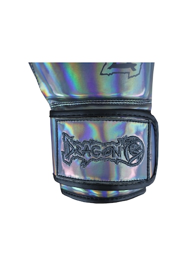 Dragondo 30134-p Glossy Boks Eldiveni Parlak Gri Kick Boks Muay Thai Eldiveni Gri