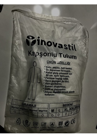 Iş Tulumu Tek Kullanımlık