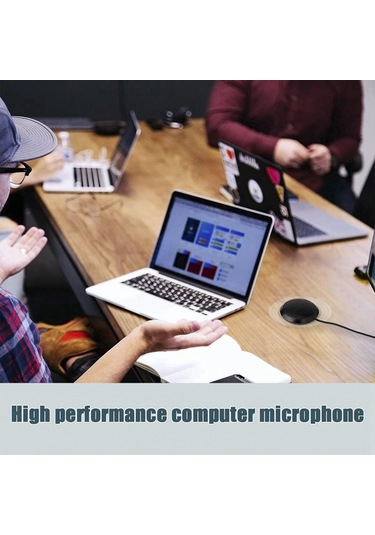 Reedark 360 Derece Ses Yakalayan Profesyonel Kondenser Mikrofon - Usb/aux Bağlantılı, Pc/toplantı/canlı Yayın İçin