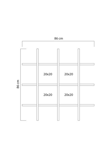 Woodencity Led Işıklı Dekoratif Ahşap Raf Kitaplık