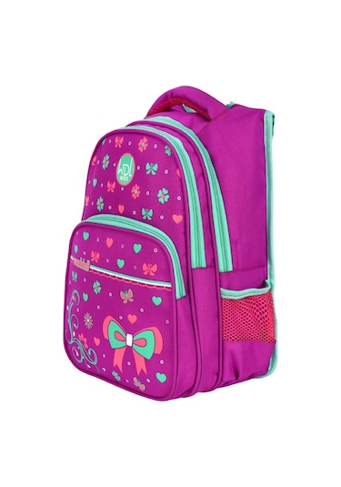 Waddell Çanta Mor Papyon İlkokul Çanta Seti - Waddell Bag Kız Oku