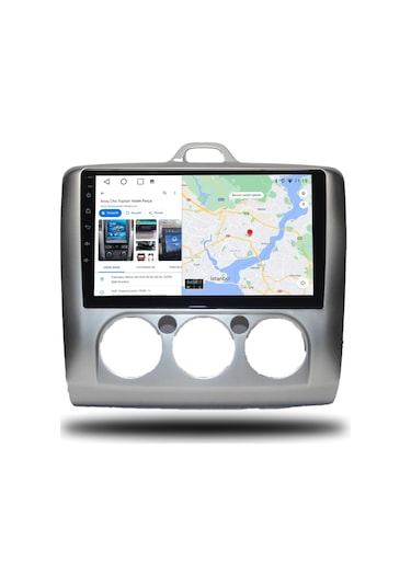 Oskodi Ford Focus 2 Android Carplay Multimedya 2007-2011 Manuel Klima 4gb Ram + 64gb Hafıza