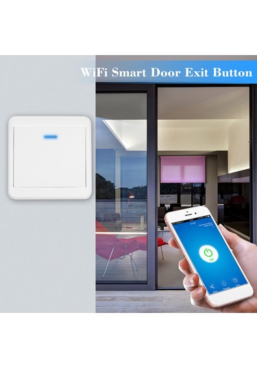 S3050-1 Ewelink Wifi Kapı Çıkış Düğmesi Elektronik Yayın Kilidi