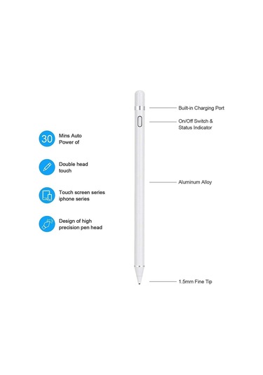 Samsung Galaxy Tab A9 / A9 Plus Sm-x110/x210 Uyumlu Dokunmatik Çizim Ve Tasarım Kalemi 1