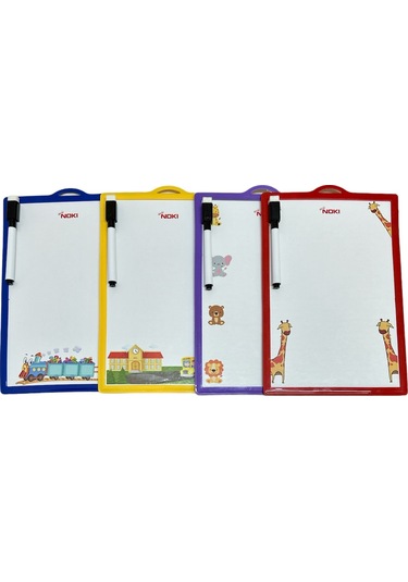 Noki Karışık Renk Çift Taraflı Yazı Tahtası İnt-705