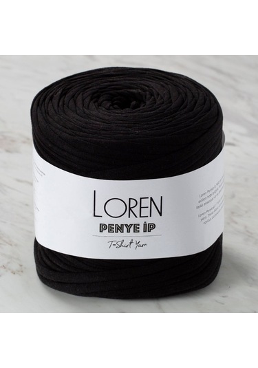 Büro Ev Ofis Hobi Dikiş Atölyesi İçin Siyah Penye Kumaş El Örgü İpi