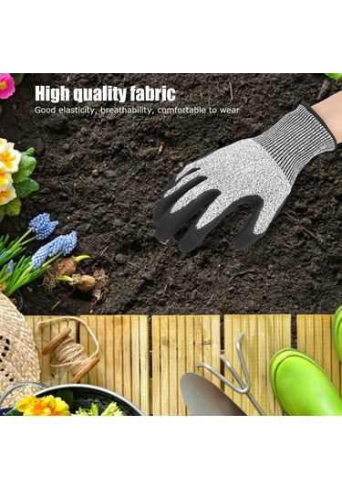 Suofeng 5. Seviye Kırılma Dayanıklı Hppe Eldiveni Bahçe Çalışmaları, Kesim Ve Taşra İşlerinde Kolları Korur