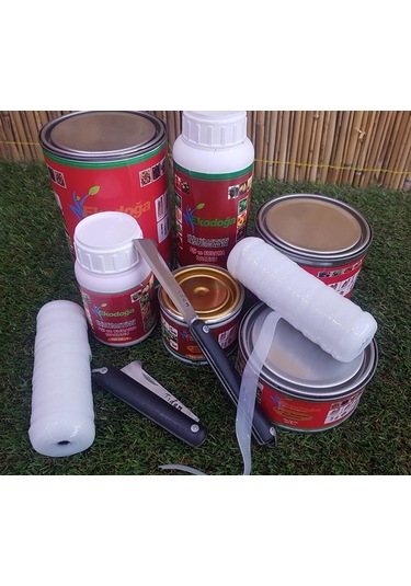 Sıvı Aşı Macunu 250 G + Aşı Bandı 50 M + Aşı Bıçağı 3'lü Set