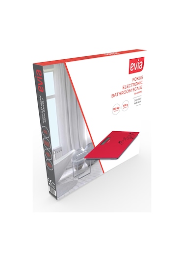 Evia Fokus EA-4107K 5 MM Dayanıklı Temper Cam Dijital Baskül Tartı