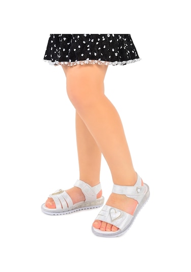 Kiko Kids Kız Çocuk Sandalet Arz 2351 Beyaz