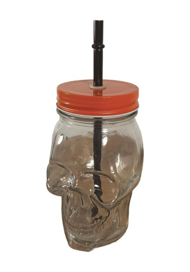 San Miguel Kuru Kafa Pipetli Kavanoz Bardak 450 ml Şeffaf