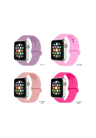Apple Uyumlu Watch Kordon 3 4 5 6 Se 7 Seri 38 40 41 42 44 45 MM Kordon