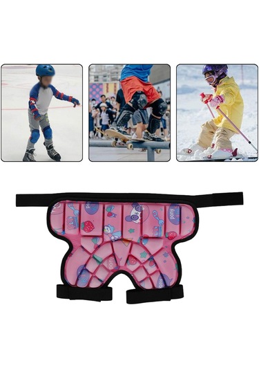 Suntek Çocuklar Için Yastıklı Kalça Koruyucu Şort Pembe Pembe