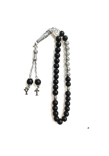 Tesbihsakarya Isimli - Isme Özel - Mat Oniks Doğaltaş Tesbih / Tespih