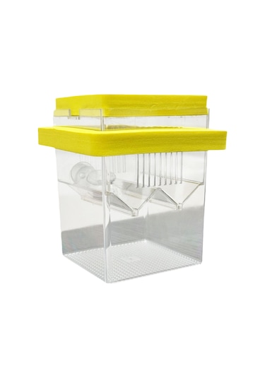 Suntek Yüzen Balık Yetiştirme İzolasyon Kutusu Karides Sarı