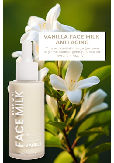 Vanilya Face Milk - , Besleyici Ve Işıldatan Yüz Sütü