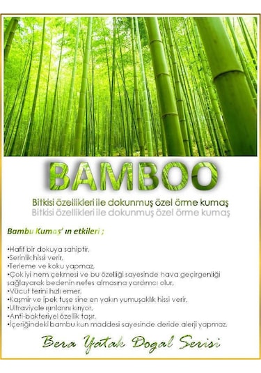 150X200 Visco Yatak 7 Cm Visco Ortopedik Yatak 150*200 Bamboo