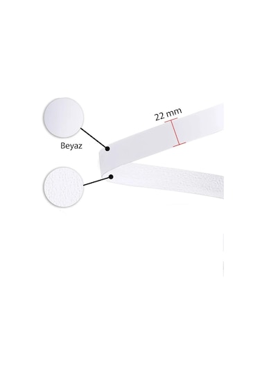 Bay Çağrı Ütü İle Yapışan Mobilya Tamir Kenar Bandı Kendinden Tutkallı Beyaz