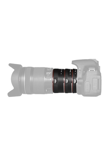 Yaozixa Canon Eos Makro Fotoğraf İçin Otomatik Odaklama 13mm+21mm+31mm Uzatma Tüp Seti - Ef/ef-s Lens Uyumlu, Altın Kaplı Kontaklar