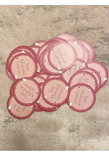 50 Adet 5x5 300 Gr. Delikli Paketleme Kartı Paketleme Etiketi P1