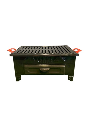 Emaye Boyalı Mangal Siyah