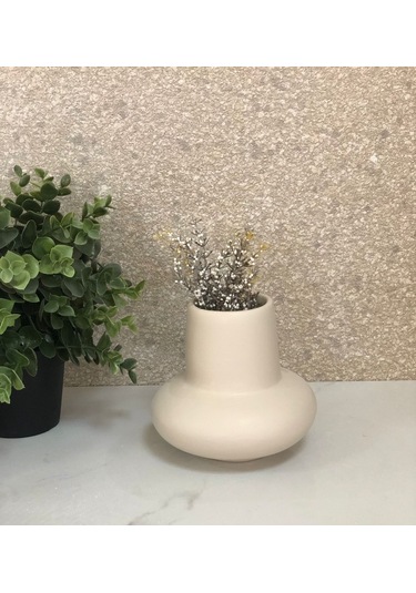 Thiramis Homeconcept Bej Camber Dekor & Vazo 13x13