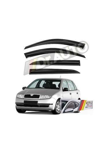 Skoda Fabia Hb 2001-2008 Cam Rüzgarlığı 4lü