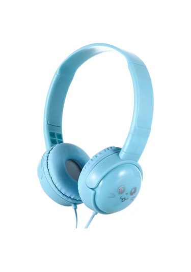 Wezone J18 Mavi Kablolu Kulaküstü Kulaklık - 40mm Hoparlörlü, Mikrofonlu, 1.2m Kablolu, Derin Tiz Ses