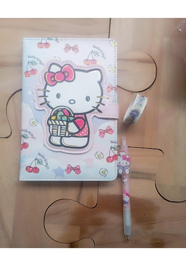 Sanrio Hello Kitty Defter- Kalem Bant Set-2