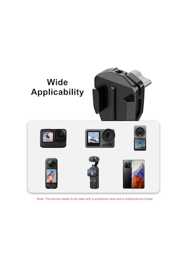 Mufunye Puluz Pu942b Motosiklet Rüzgarlık Kamera Bağlantı Aparatı - Gopro, Djı, Insta360 Uyumlu