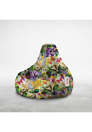 Earmut-Magaza Earmut Damla Premium Valle Desenli Armut Koltuk