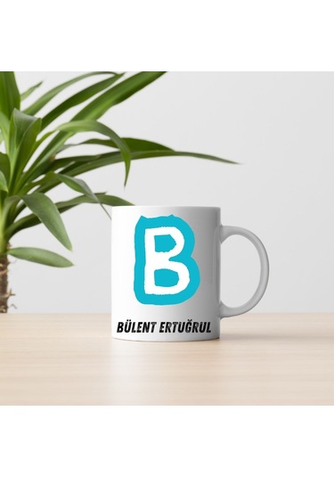 Kişiye Özel Baş Harf Ve İsimli Kupa Bardak