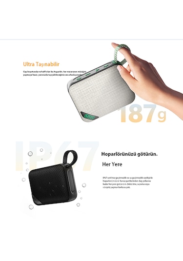 Sp2 Rgb Bluetooth Hoparlör Punch Bass -17 Saat Dinleme