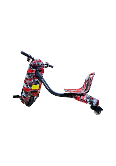 Ryder Star Drift Car Elektrikli Kaykay Dirift Kar Bluetoothlu RS-R1 Red Extreme Grafiti