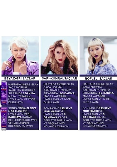 Elseve Color-Vive Mor Şampuan 200 ML