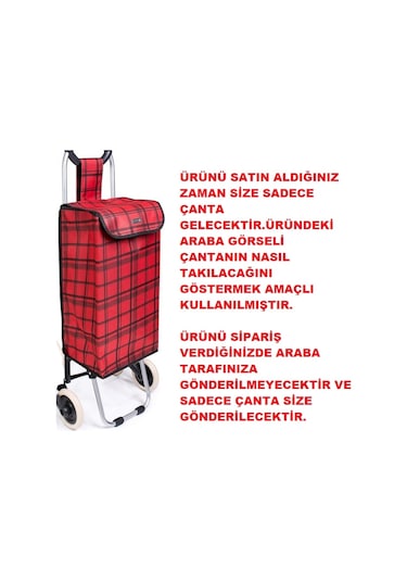 Pazar Arabası Çantası Pazar Çantası Sadece Çanta Araba Değildir!! (383231037)