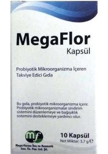 Megaflor Probiyotik 10 Kapsül