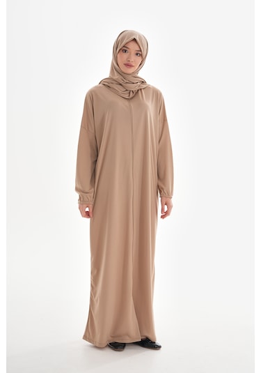 Şallı Namaz Elbısesı Pratık Vızon Vizon