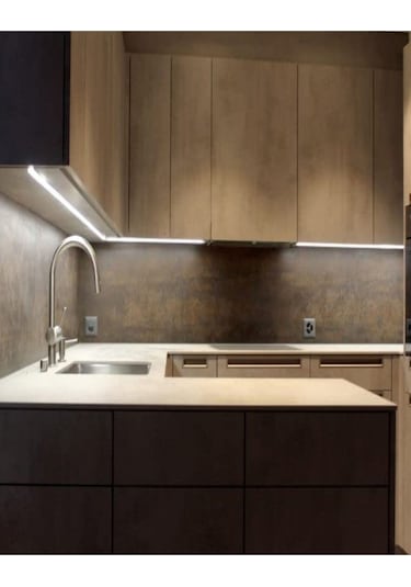 Mutfak Tezgah Altı Dekoratif Led Aydınlatma Armatür 30cm Beyaz Işık Çok Renkli