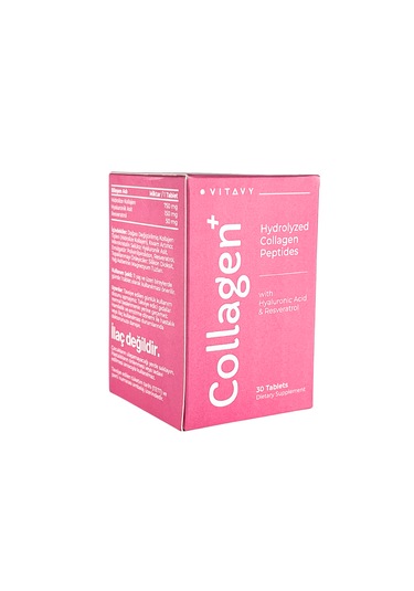 Collagen & Hyaluronic Acid & Resveratrol 1x30 Tablet İkili S...