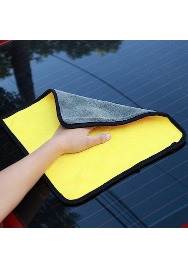 Mikrofiber Araç Kurulama Cam Bezi 30 X 40 Cm 5 Adet Havlu Bez