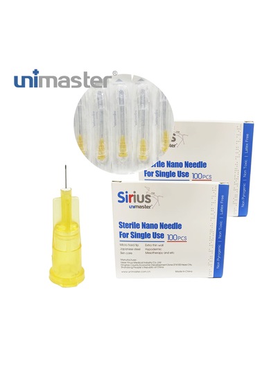 Unimaster Mezoterapi İğnesi 34 G X 2,5 Mm 100 Adet