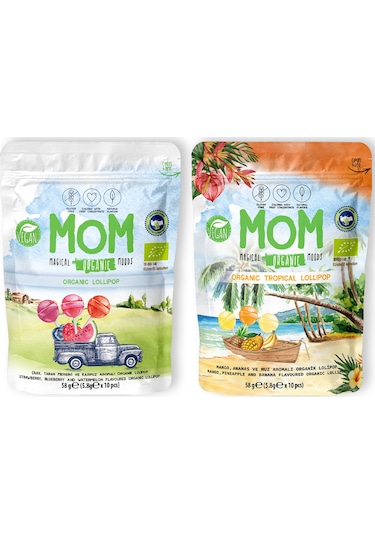 Mom Organık Lolıpop Karısık Meyvelı+ Tropıkal