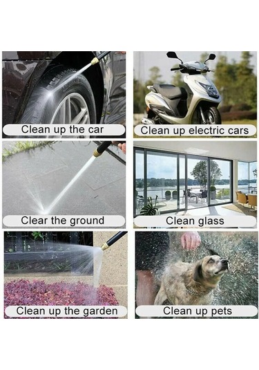 Su Tabancası Seti B-taşınabilir Araba Yıkama Yüksek Basınçlı Su Püskürtme Tabancası Köpük Su Tabancası Sulama Başlıkları 45149534