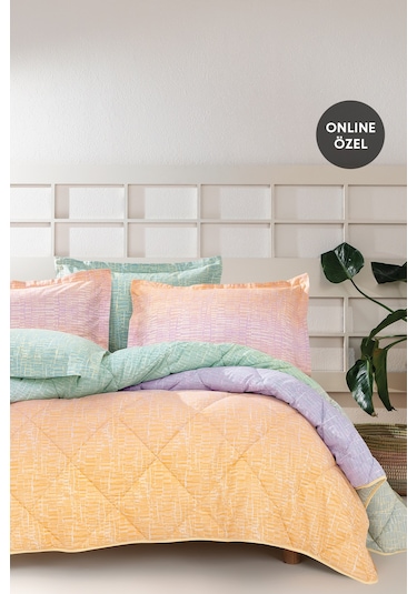 Yataş Bedding Mello Çift Kişilik Uyku Seti Sarı