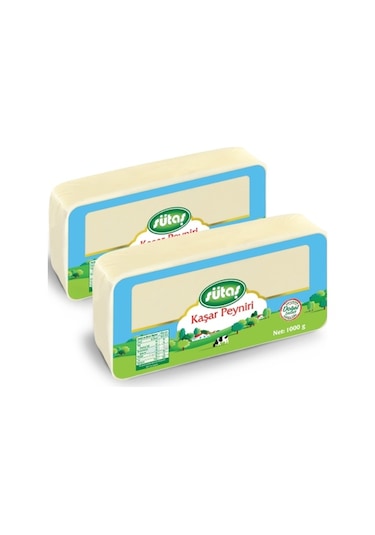 Sütaş Kaşar Peyniri 2 x 1 KG