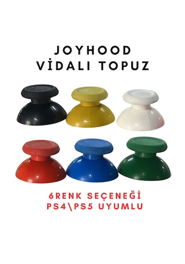 Ps5 Joyhood Vidalı Topuz Kırmızı Renk 10 Adet