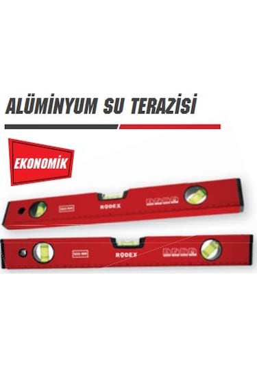 Rodex Su Terazısı Alumınyum Kırmızı 80 Cm Rht09041