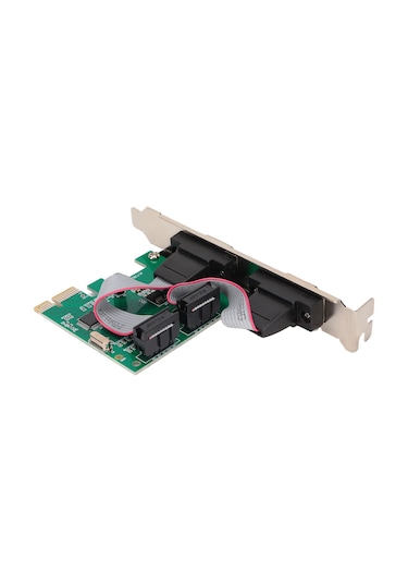 Yuntech01 Pcı-e Genişletme Kartı, Wch382l Çipi İle 2 Adet Rs232 Com Portu, 2.5gb/s Hız, Tam Çift Yönlü, Windows/linux Uyumlu